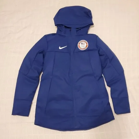 Nike Jackets Coats Nike Team Usa Olympic 222 Hooded Down 550 Parka Jacket Navy Bluewomens Poshmark